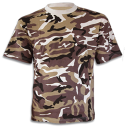 Camiseta Camuflaje marrón